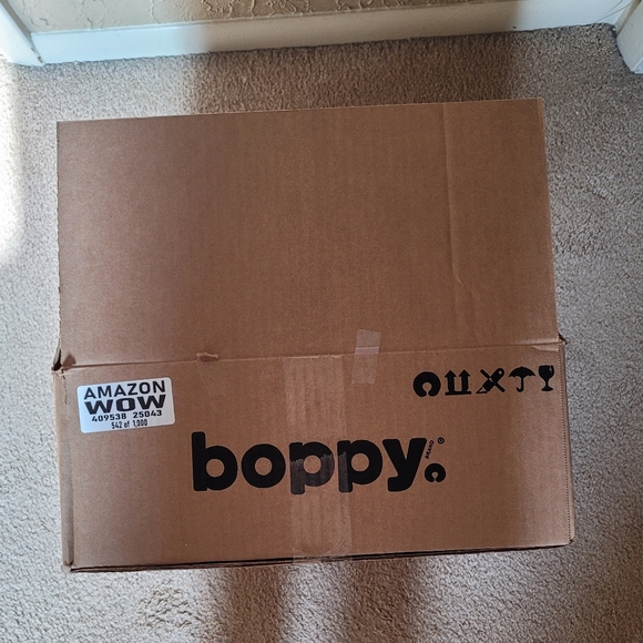 Boppy Original Support Nursing Pillow With Green Leaf Cover - Picture 8 of 8